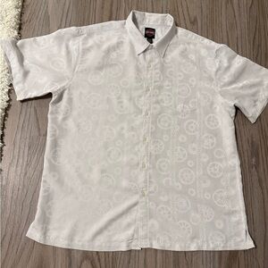Harley Davidson White Short Sleeve Men's Shirt Size 2XL